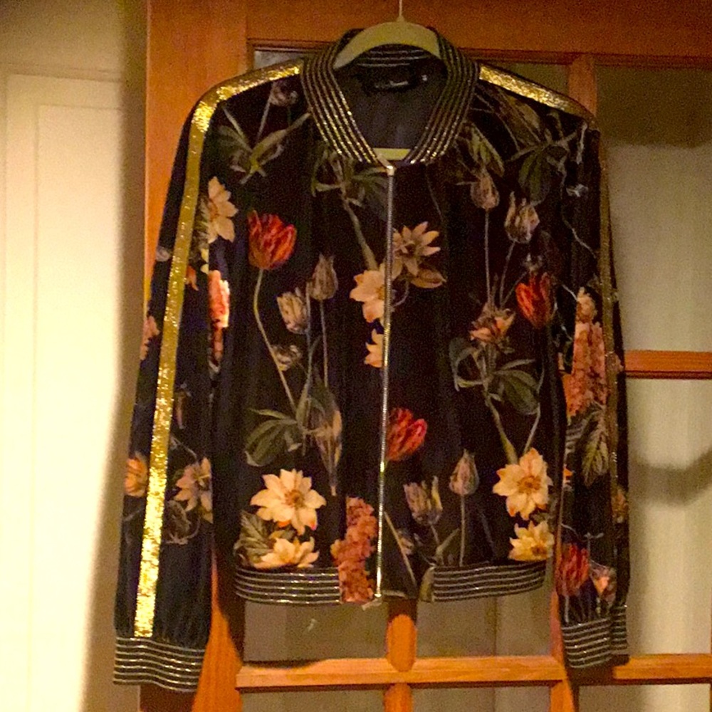 Velvet Dressy Bomber Jacket - image 1